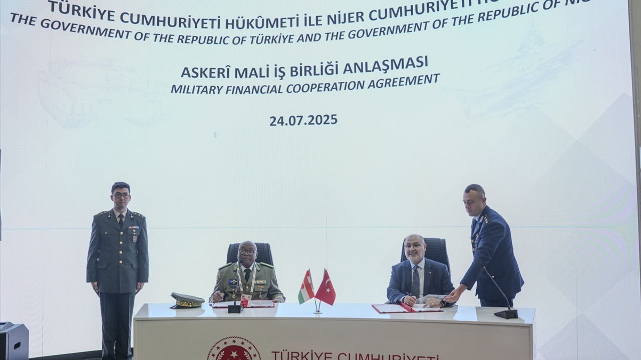 Türkiye ile Nijer arasında 'Askeri Mali İşbirliği Anlaşması'