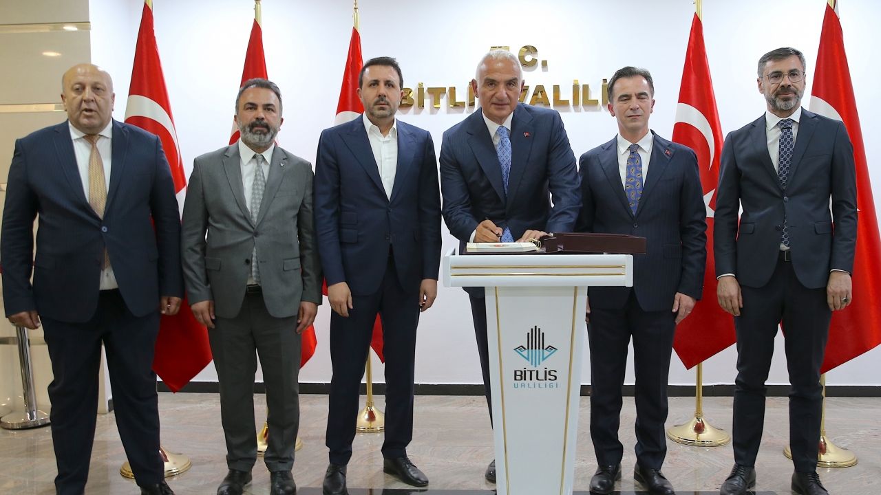 Kültür ve Turizm Bakanı Ersoy, Bitlis'te konuştu: