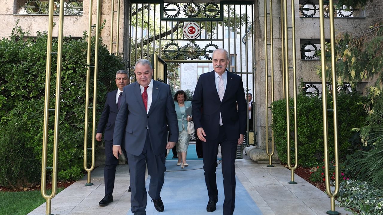 TBMM Başkanı Kurtulmuş, Malta Temsilciler Meclisi Başkanı Farrugia ile Meclis'te bir araya geldi: