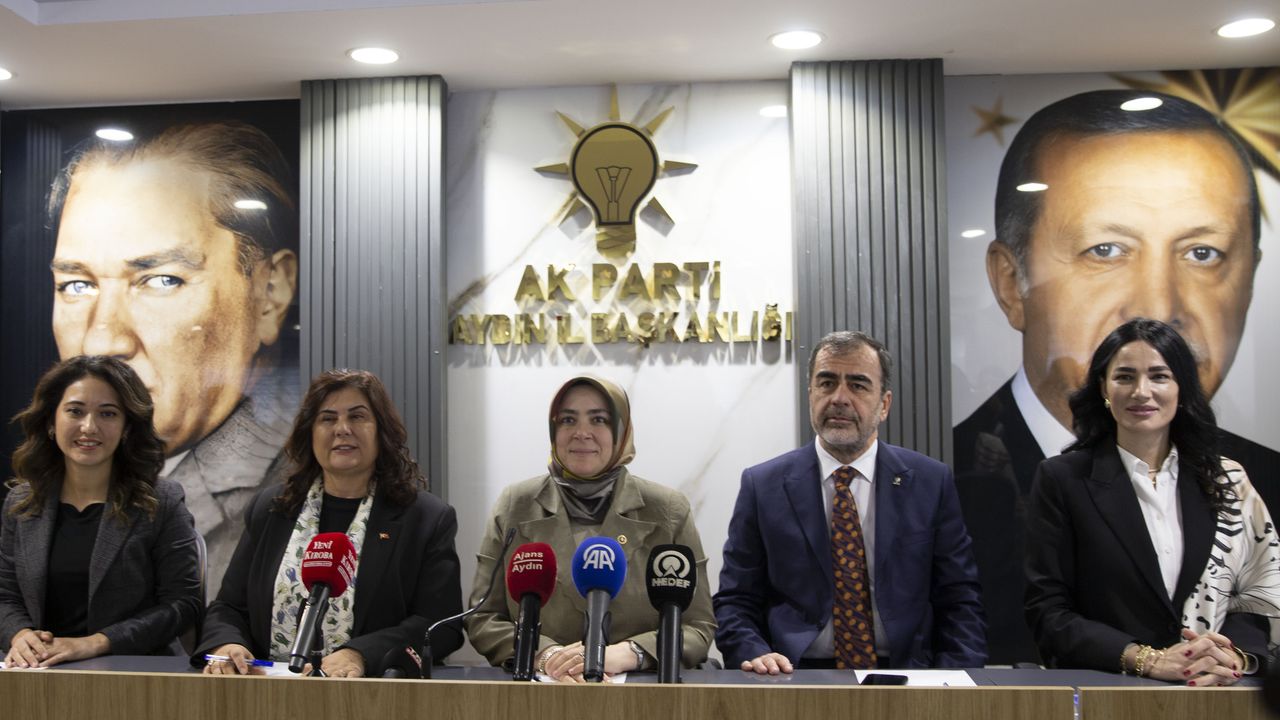 AK Parti Genel Merkez Kadın Kolları Başkanı Ercan, Aydın'da konuştu: