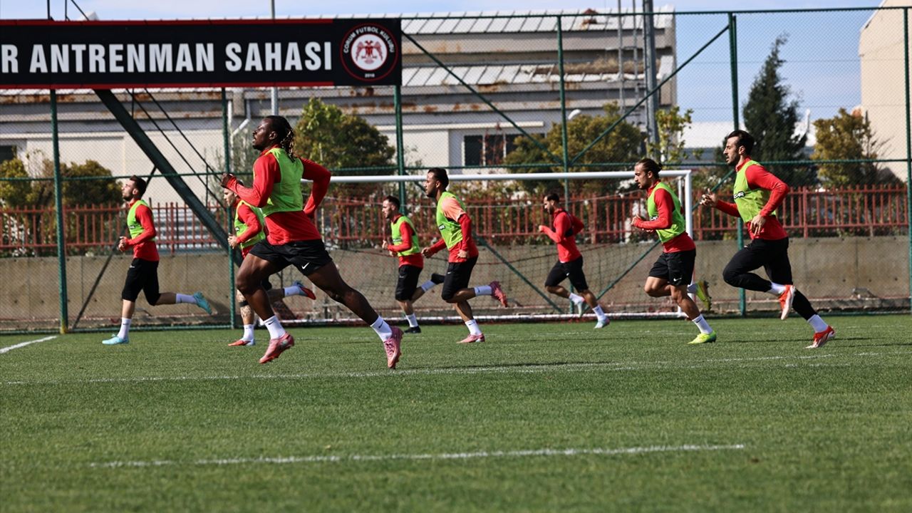 Arca Çorum FK, Kütahyaspor maçının hazırlıklarına başladı