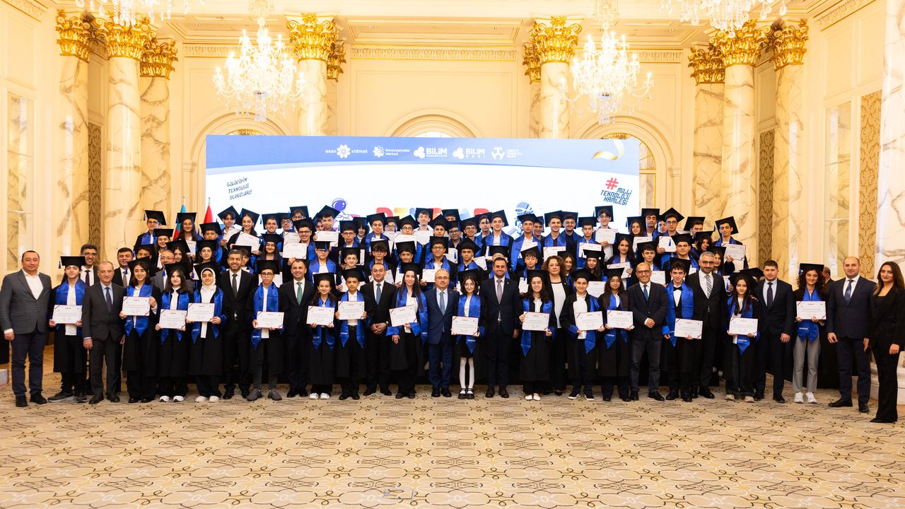 Bakü Deneyap Teknoloji Atölyeleri ilk mezunlarını verdi