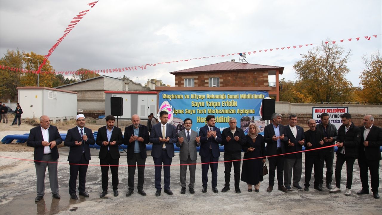 Bitlis'te 'İçme Suyu Terfi Merkezi'nin açılışı yapıldı