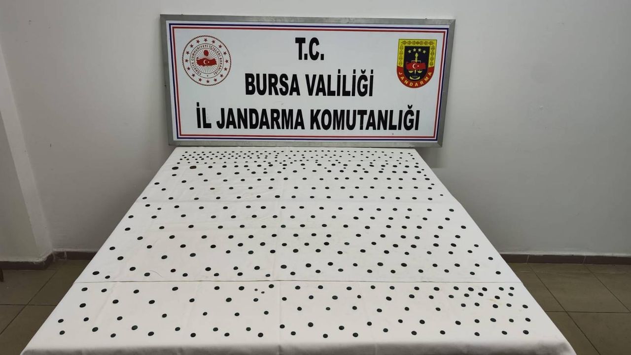 Bursa'da tarihi eser niteliğinde 437 sikke ele geçirildi