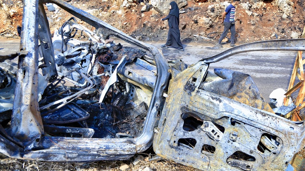GÜNCELLEME - İsrail'in Lübnan'ın güneyinde bir araca düzenlediği saldırıda 1 kişi hayatını kaybetti