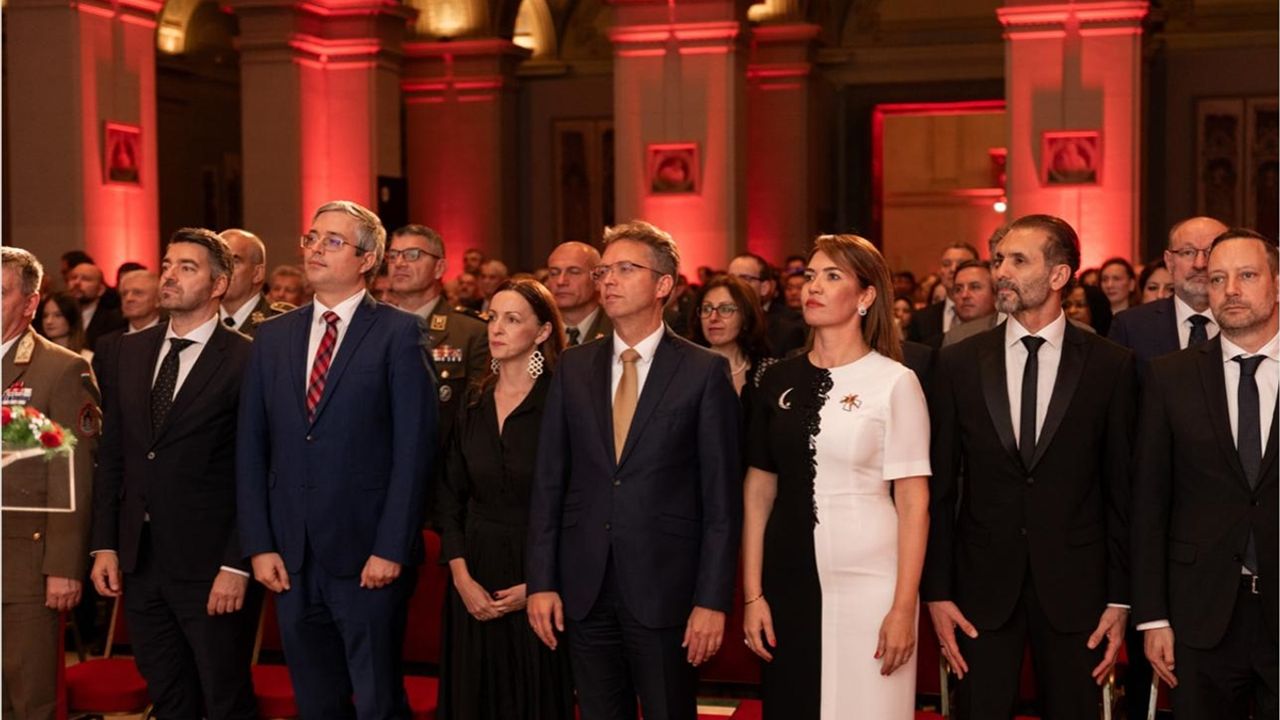 Macaristan'ın başkenti Budapeşte'de 29 Ekim Cumhuriyet Bayramı kutlandı