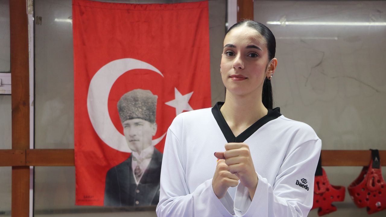 Milli tekvandocu Beyzanur Pehlivan'ın hedefi Avrupa kürsüsü