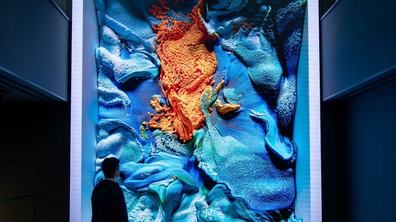 Refik Anadol'un 'Türkiye-Flora' eseri İstanbul'da sanatseverlerle buluştu