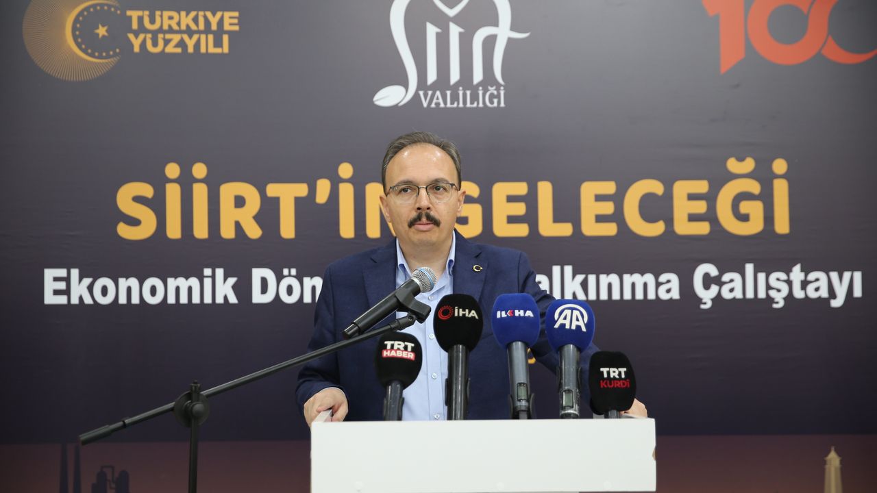 Siirt'in geleceği Ekonomik Dönüşüm ve Kalkınma Çalıştayı'nda ele alındı