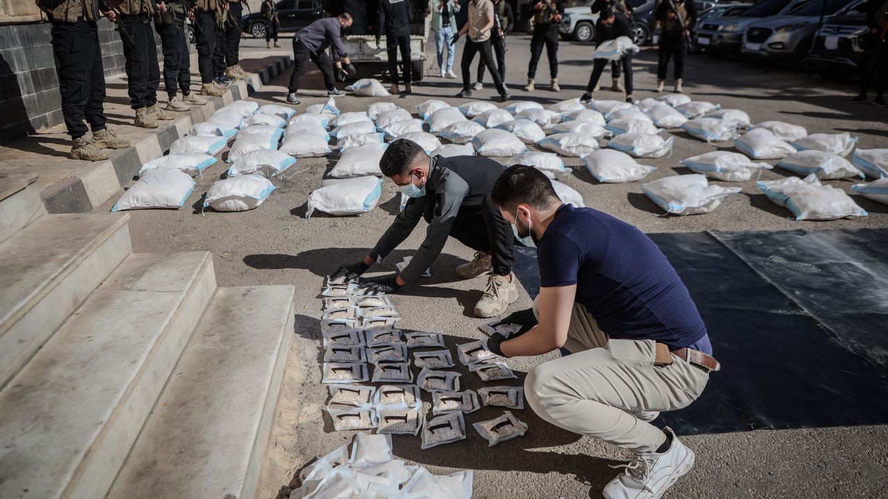 Suriye İçişleri Bakanlığı ekipleri 11 milyon captagon hapı ele geçirdi