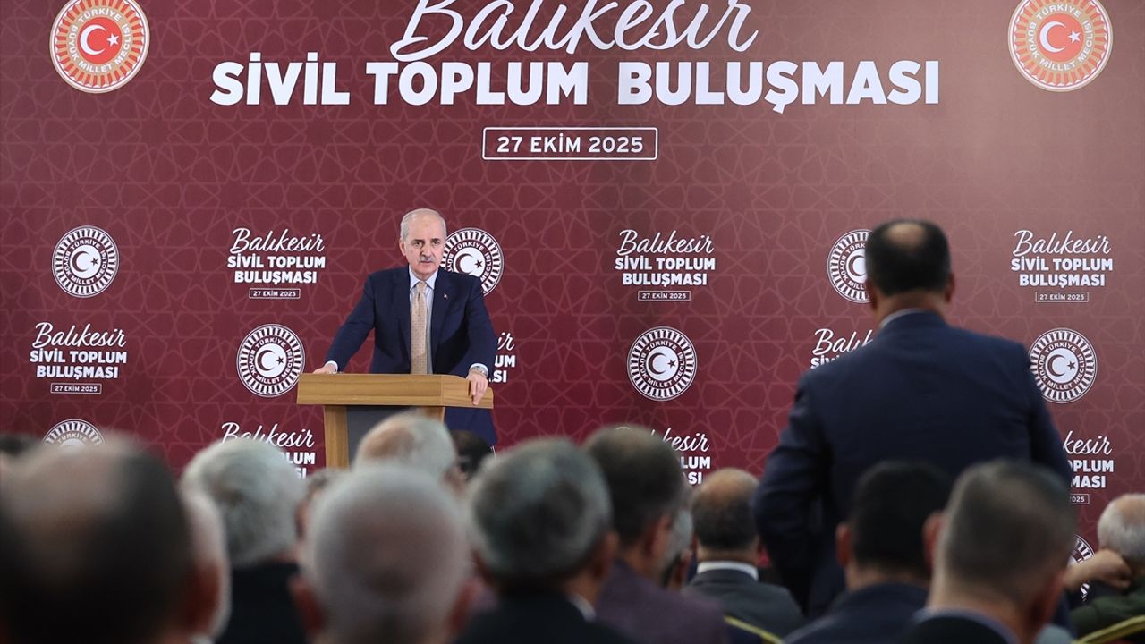 TBMM Başkanı Kurtulmuş, Balıkesir Sivil Toplum Buluşması programında konuştu:
