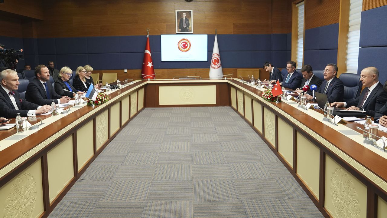 TBMM Dışişleri Komisyonu Başkanı Oktay, Estonya Dışişleri Bakanı Tsahkna ile görüştü