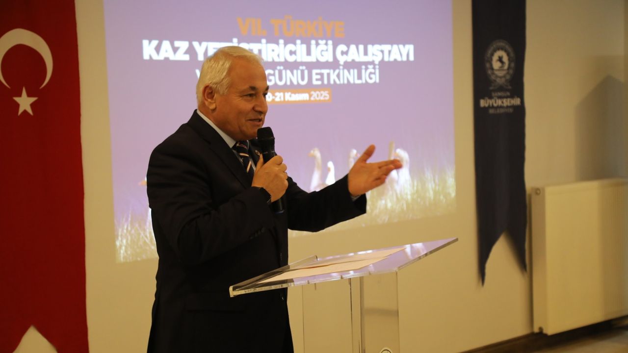 Samsun'da '7. Türkiye Kaz Yetiştiriciliği Çalıştayı ve Kaz Günü Etkinliği' başladı