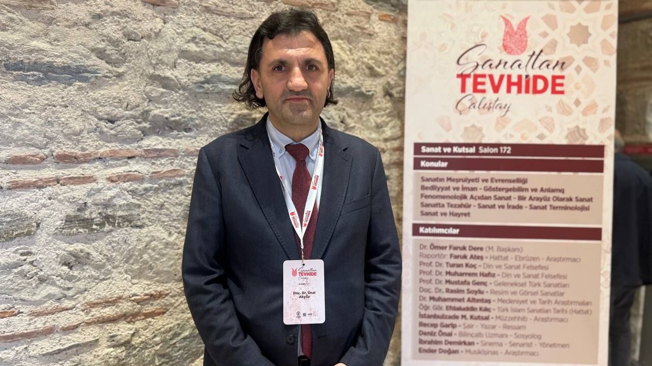 Sanatçılar ve akademisyenler, 'Sanattan Tevhide Çalıştayı'nda AA'ya değerlendirmelerde bulundu