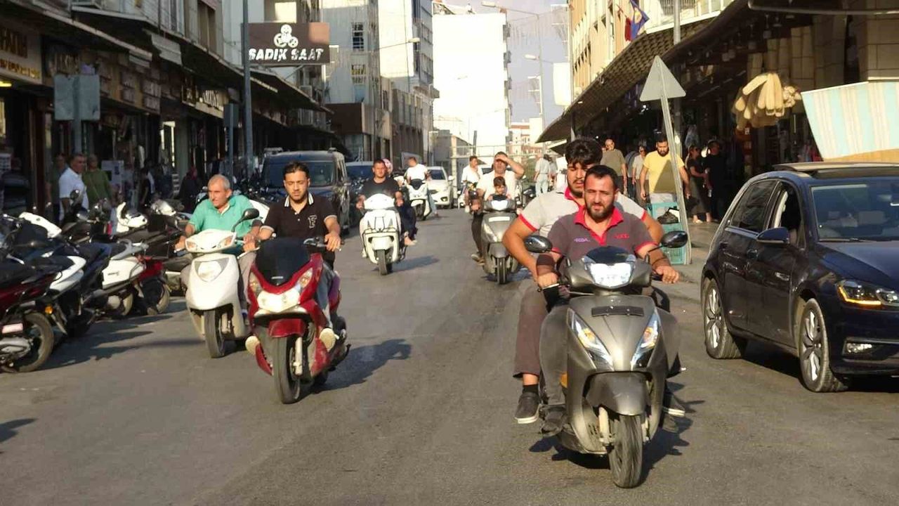 Kilis'te motosiklet sayısı otomobili üçe katladı