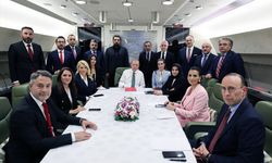 Cumhurbaşkanı Erdoğan, Azerbaycan ziyareti dönüşü gazetecilerin sorularını yanıtladı: (1)