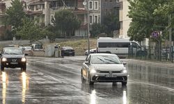 Edirne'de sağanak etkili oldu
