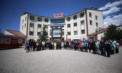 Erzurum'da acil sağlık personeli, yangına hazırlık tatbikatı yaptı