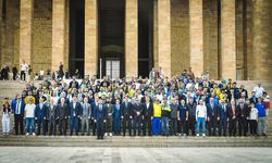 MKE Ankaragücü Kulübünün yeni yönetimi Anıtkabir'i ziyaret etti