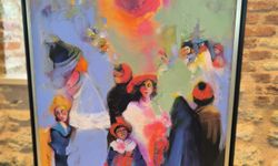 Ressam Sinem Kurt'un "Boyutlar Arası Yolculuk 'Toprak Ana-Kara'" Sergisi Fişekhane'de açıldı