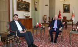 TBMM Başkanı Kurtulmuş, İran-Türkiye Parlamentolar Arası Dostluk Grubu Başkanı Zadeh'i kabul etti