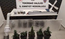 Tekirdağ'da iklimlendirme sistemiyle uyuşturucu üreten 2 zanlı gözaltına alındı