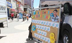 Ağrı'da DMD hastası çocuğun tedavisine destek amacıyla kermes düzenlendi
