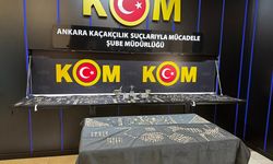 Ankara'da tarihi eser niteliği taşıyan 1624 sikke ve 126 obje ele geçirildi