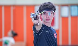 Avrupa Gençlik Olimpik Festivali'nden davet alan milli atıcı Ömer Tuna'nın gözü olimpiyatlarda
