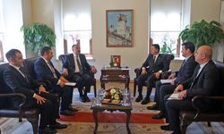 Azerbaycan'ın Ankara Büyükelçisi Memmedov'dan Muğla Büyükşehir Belediye Başkanı Aras'a ziyaret: