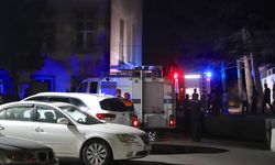 Bakü'de film stüdyosunda meydana gelen patlama sonucu yangın çıktı