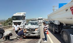 D-100 kara yolunun Kocaeli kesiminde zincirleme kaza ulaşımı aksattı