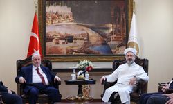 Diyanet İşleri Başkanı Erbaş, Suriye Vakıflar Bakanı Şükri ile görüştü: