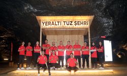 Dünya şampiyonasına hazırlanan Savate Combat Milli Takımı, yerin 150 metre altında antrenman yaptı