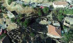 GÜNCELLEME 2 - Malatya'da otluk alanda çıkan ve evlere sıçrayan yangın söndürüldü