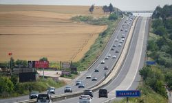 İstanbul-Tekirdağ kara yolunda bayram hareketliliği
