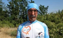 Kök hücre bekleyen hastalar için Çanakkale'den pedala basan gazeteci, Sakarya'ya ulaştı