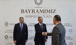 Mardin'de farklı dine mensup vatandaşlar bayramlaşma programında buluştu