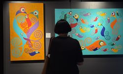 Ressam Ömer Onay'ın 'Bilinç Akışı' sergisi ziyarete açıldı