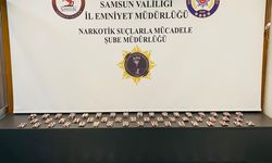 Samsun'da 3 bin 500 sentetik ecza hapı ele geçirildi