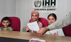 Şanlıurfalı üç kardeş bayram harçlıklarını Gazze için İHH'ya bağışladı