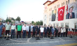 Siirt'te tayini çıkan emniyet personeli için veda programı düzenlendi