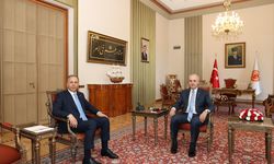 TBMM Başkanı Kurtulmuş, İçişleri Bakanı Yerlikaya'yı kabul etti