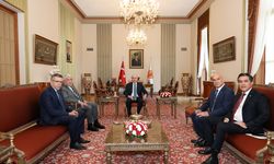 TBMM Başkanı Kurtulmuş, İYİ Parti Genel Başkanı Dervişoğlu'nu kabul etti