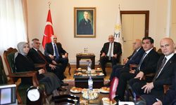 TBMM Başkanı Kurtulmuş, İYİ Parti TBMM Grubu'nu ziyaret etti: