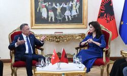TBMM Dışişleri Komisyonu Başkanı Oktay, Arnavutluk Meclis Başkanı Spiropali ile görüştü