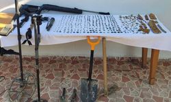 Tekirdağ'da bir evde tarihi eser niteliğinde 432 sikke ve obje ele geçirildi