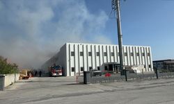 Tekirdağ'da gıda deposunda çıkan yangın söndürüldü
