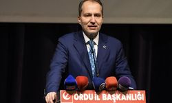 Yeniden Refah Partisi Genel Başkanı Erbakan, partisinin Ordu kongresinde konuştu: