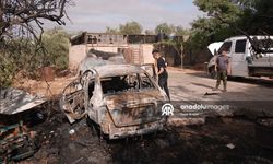 Filistinlilerin topraklarını gasbeden İsrailliler, Batı Şeria'da ev ve araçları ateşe verdi